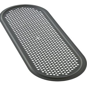 LloydPans Kitchenware 7 Inch by 18 Inch Perforated Flatbread Pan Made in the USA