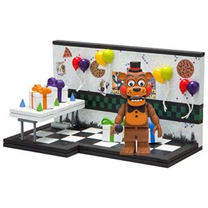 mcfarlane toys five nights at freddy's party room construction building kit