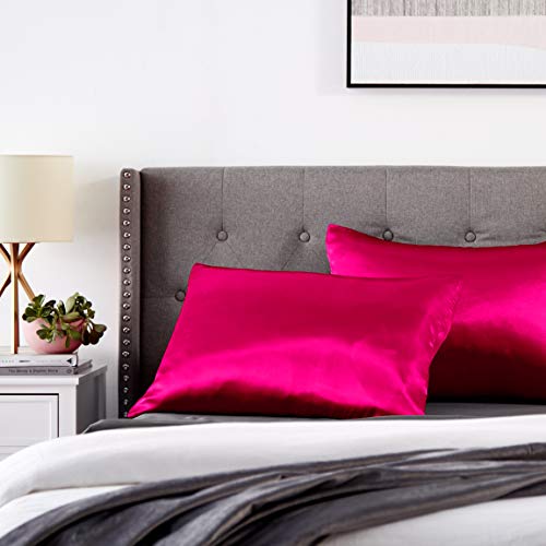 Morning Glamour 2 Pack Signature Box Pillowcases, Fuschia