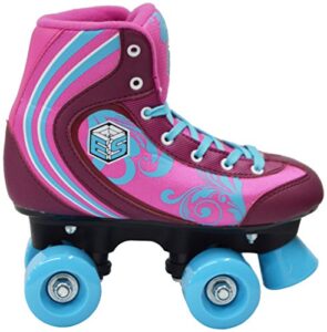 epic skates can05 kids cotton candy quad roller skates, purple, youth 5, cottcan05