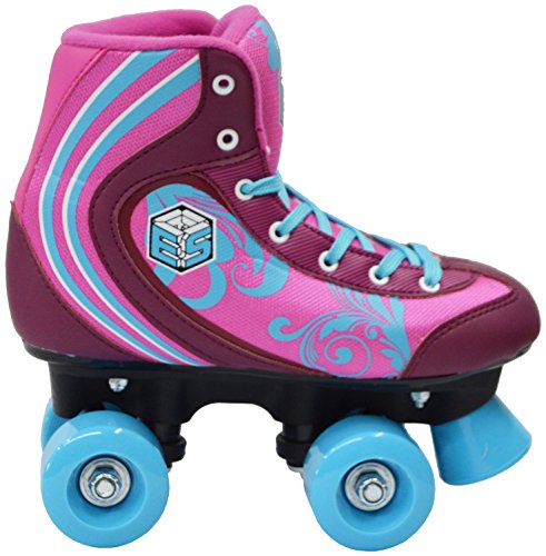 Epic Skates Can05 Kids Cotton Candy Quad Roller Skates, Purple, Youth 5, CottCan05