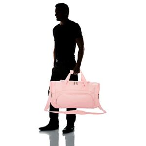 DALIX Signature Travel or Gym Duffle Bag in Pink Large