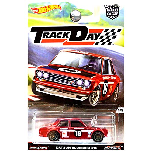 Hot Wheels 2016 Car Culture Track Day 5/5 - Datsun Bluebird 510 [Maroon]