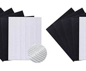 Nispira True HEPA Filter Carbon Compatible with Winix & Electrolux Air Purifier. AM90, C535, 5300-2, WAC5300, WAC5500, WAC6300, 5000, 5000b, 5300, P300, EL490A, EL491A. Compared 115115 EL017. 2 Set