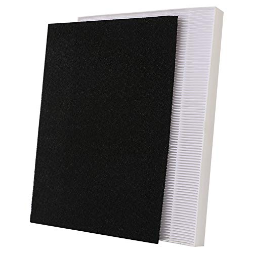 Nispira True HEPA Filter Carbon Compatible with Winix & Electrolux Air Purifier. AM90, C535, 5300-2, WAC5300, WAC5500, WAC6300, 5000, 5000b, 5300, P300, EL490A, EL491A. Compared 115115 EL017. 2 Set