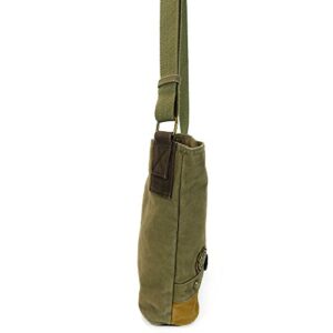 Chala Handbag Canvas Crossbody Messenger Bags - FOX (Olive)