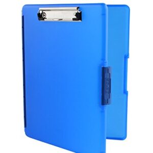 Dexas 3517-J2728 Slimcase 2 Storage Clipboard with Side Opening, Royal Blue