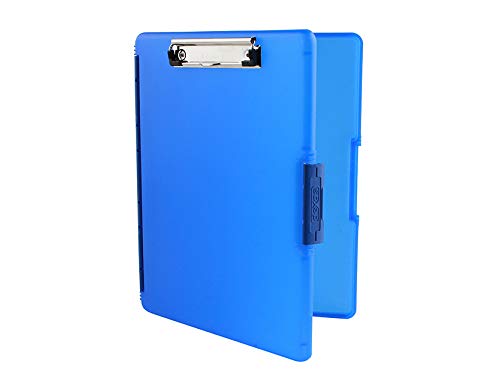 Dexas 3517-J2728 Slimcase 2 Storage Clipboard with Side Opening, Royal Blue