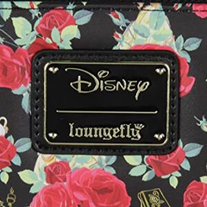 Loungefly Disney Beauty And The Beast Flowers And Friends Zip Around Wallet