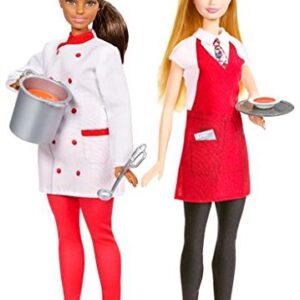 Barbie Chef & Waiter Dolls