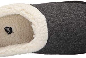 Acorn Women's Mule Ragg Slipper, Dark Charcoal Heather, Large Standard US Width US