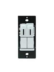 legrand - pass & seymour dimmer light switch with fan speed control switch, white single pole dimmer switch, lscldc163pwccv4, 1 count
