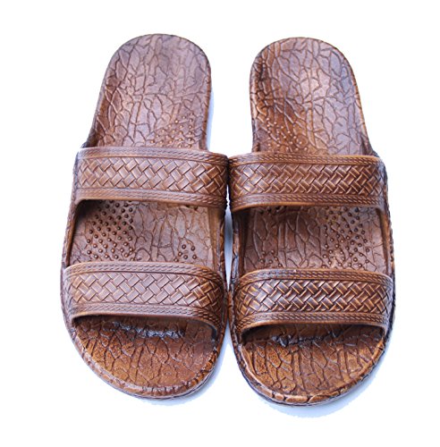 Kali Footwear Women's Jesus Hawaii Open Toe Double Strap Hawaiian Sandals Simple Chestnut 11