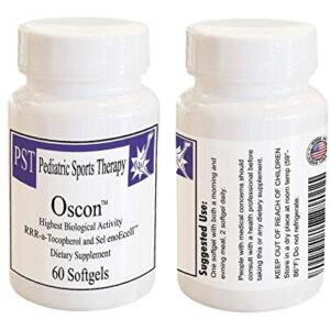 Oscon 60 ct - RRR-a-tocopherol & Selenium Nutraceutical Supplement