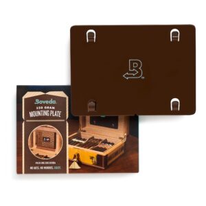 boveda metal boveda mounting plate | for use with one (1) size 320 boveda (sold separately) | includes one (1) mounting magnet | 1-count