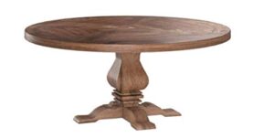 donny osmond home coaster furniture florence round pedestal dining table rustic 180200