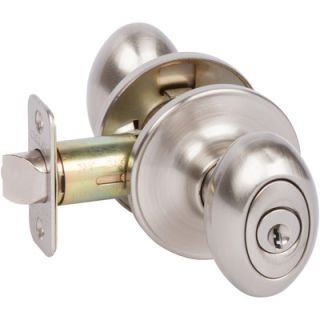 Delaney Hardware 100T-CA-US15-Entrance Carlyle Knob Entrance, Satin Nickel