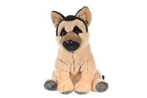 wild republic, german shepherd plush, stuffed animal, plush toy, gifts kids, pet shop, 12 inches