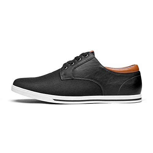 Bruno Marc Mens Oxfords Sneakers Casual Dress Shoes, Black - 12 (RIVERA-01)