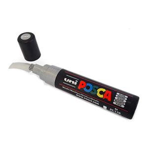 UNI-Ball POSCA Marker Pen PC-17K - XXL Chisel Tip for Large Backgrounds - Full Range of 10 Colours