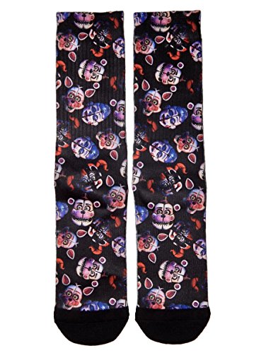 Bioworld Five Nights at Freddy's Sister Location Sublimated Crew Socks