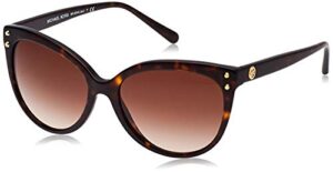 michael kors jan mk2045 55mm dark tortoise acetate/brown gradient one size sunglasses womens