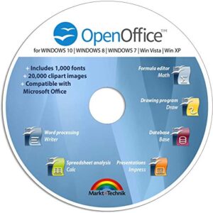 office suite 2023 edition cd dvd 100% compatible with microsoft® word® and excel® for windows 11-10-8-7-vista-xp