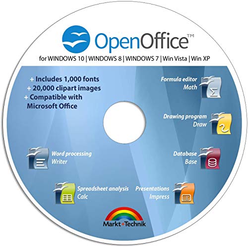 Office Suite 2023 Edition CD DVD 100% compatible with Microsoft® Word® and Excel® for Windows 11-10-8-7-Vista-XP