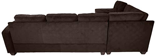 Homelegance Emilio 2-Piece Reversible Sectional Sofa - Chocolate