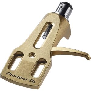 pioneer dj pc-hs01-n - professional pioneer dj branded headshell for turntable (gold)