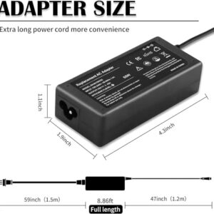 Ac Adapter Laptop Charger for HP Envy x360 15-u010dx 15-u011dx 15-u002xx 15-u050ca 14-f020us 14-f021nr Sleekbook Ultrabook Laptop Notebook Battery Power Supply Cord Plug