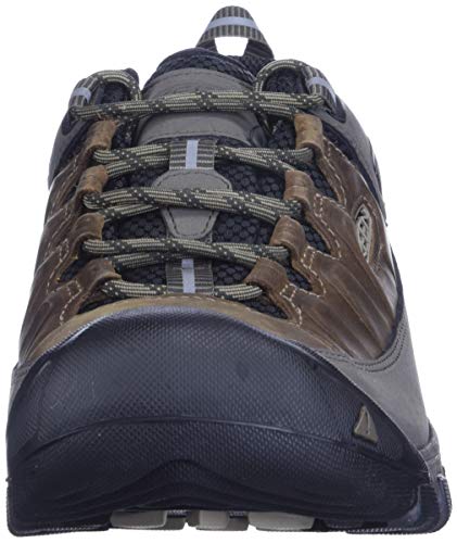 KEEN Men's Targhee 3 Low Height Waterproof Hiking Shoes, Bungee Cord/Black, 11