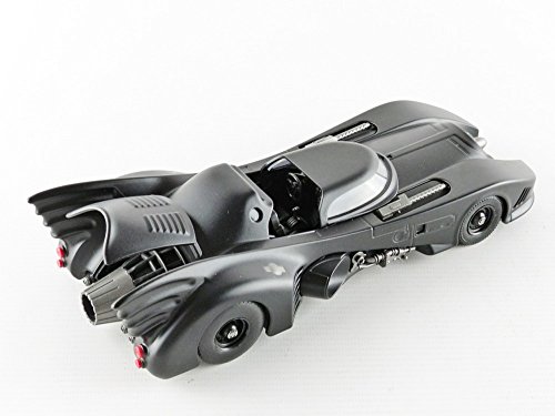 Dc Comic 1989 Batmobile With 2.75" Batman Metals Diecast Vehicle With Figure, Black