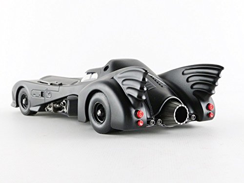 Dc Comic 1989 Batmobile With 2.75" Batman Metals Diecast Vehicle With Figure, Black