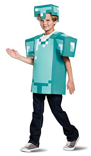 Armor Classic Minecraft Costume, Blue, Large (10-12)