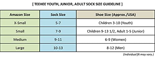 Soccer Athletic Softball baseball Sports Team Cushion Socks for Kids 3-Pairs (Youth (5-7), X-Small Neon Green)