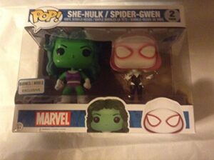 pop! funko she-hulk/spider-gwen two pack exclusive.