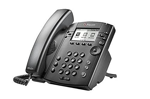 Polycom VVX 301 Corded Business Media Phone System - 6 Line PoE - 2200-48300-025 - AC Adapter (Not Included)