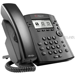 Polycom VVX 301 Corded Business Media Phone System - 6 Line PoE - 2200-48300-025 - AC Adapter (Not Included)