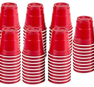 2oz MINI RED PARTY CUPS 100 total (5 packs of 20) Perfect for Liquor Shots