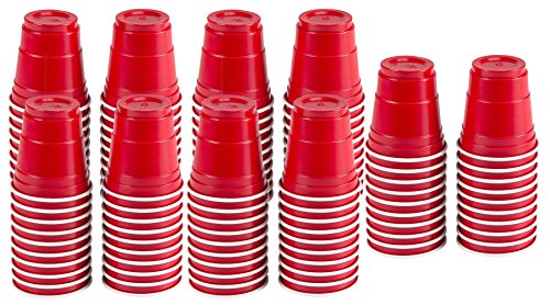 2oz MINI RED PARTY CUPS 100 total (5 packs of 20) Perfect for Liquor Shots