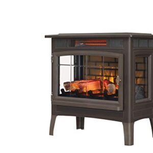 Duraflame Electric Infrared Quartz Fireplace Stove with 3D Flame Effect, Bronze