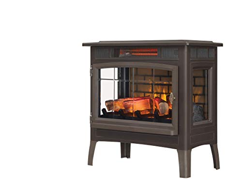 Duraflame Electric Infrared Quartz Fireplace Stove with 3D Flame Effect, Bronze