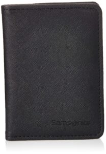 samsonite rfid passport wallet, black, one size