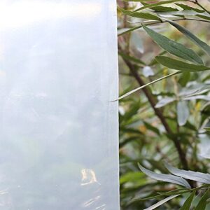 Agfabric Greenhouse Film 6x16ft 3.1Mil Plastic Covering Clear Polyethylene UV Resistant