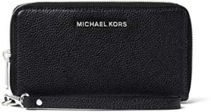 michael michael kors large flat multifunction phone case black one size