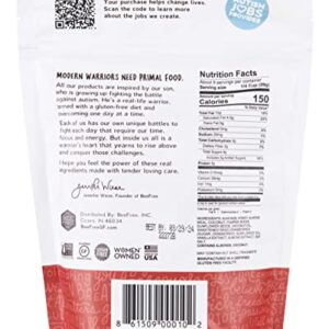 BeeFree Warrior Mix Gluten Free Granola - Soft Chunky Granola Bites | Paleo Granola, Low Carb, Grain Free, Preservative Free, Oat Free | Granola for Yogurt, Low Calorie Snacks | Hagen’s Berry Bomb, 9 Ounce Bag