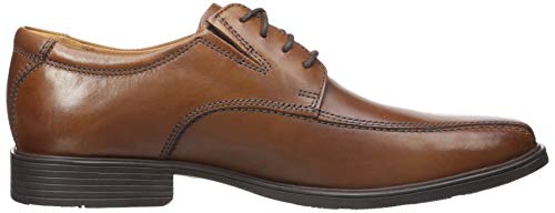 Clarks Men's Tilden Walk Oxford, Dark Tan Leather, 11 M US