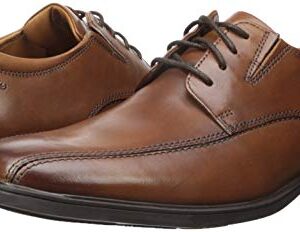 Clarks Men's Tilden Walk Oxford, Dark Tan Leather, 11 M US