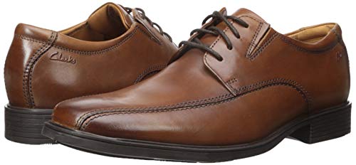 Clarks Men's Tilden Walk Oxford, Dark Tan Leather, 11 M US